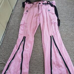 Pink Gingham Tripp pants